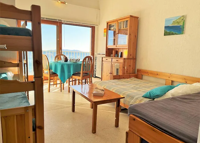 Lumineux En Bord De A Cavaliere, 4 Couchages, Vue Imprenable - Fr-1-251-433 アパート *